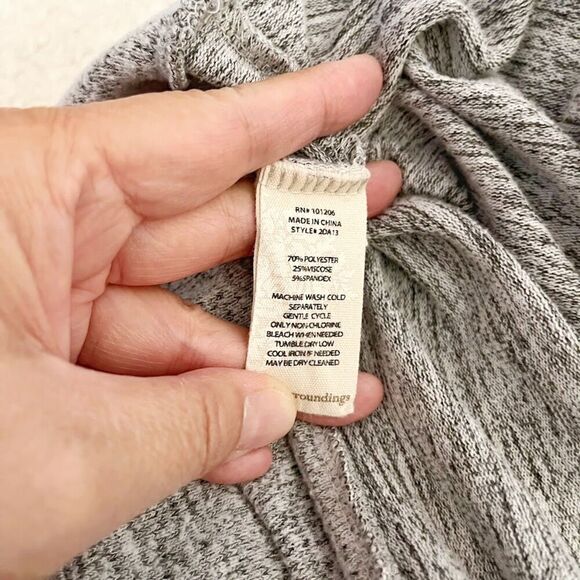 Soft Surrounding Brianne Sweater Cowl Neck Long Sleeve Patch Pocket Dress - Picture 14 of 14